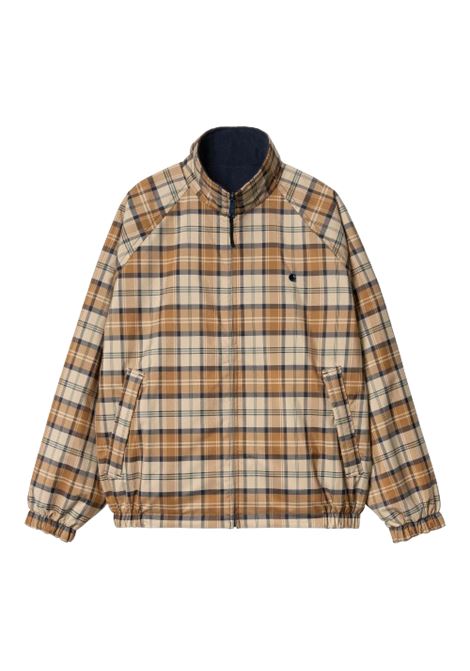 giacca reversible planer uomo marrone e beige CARHARTT WIP | I03514533.AXX